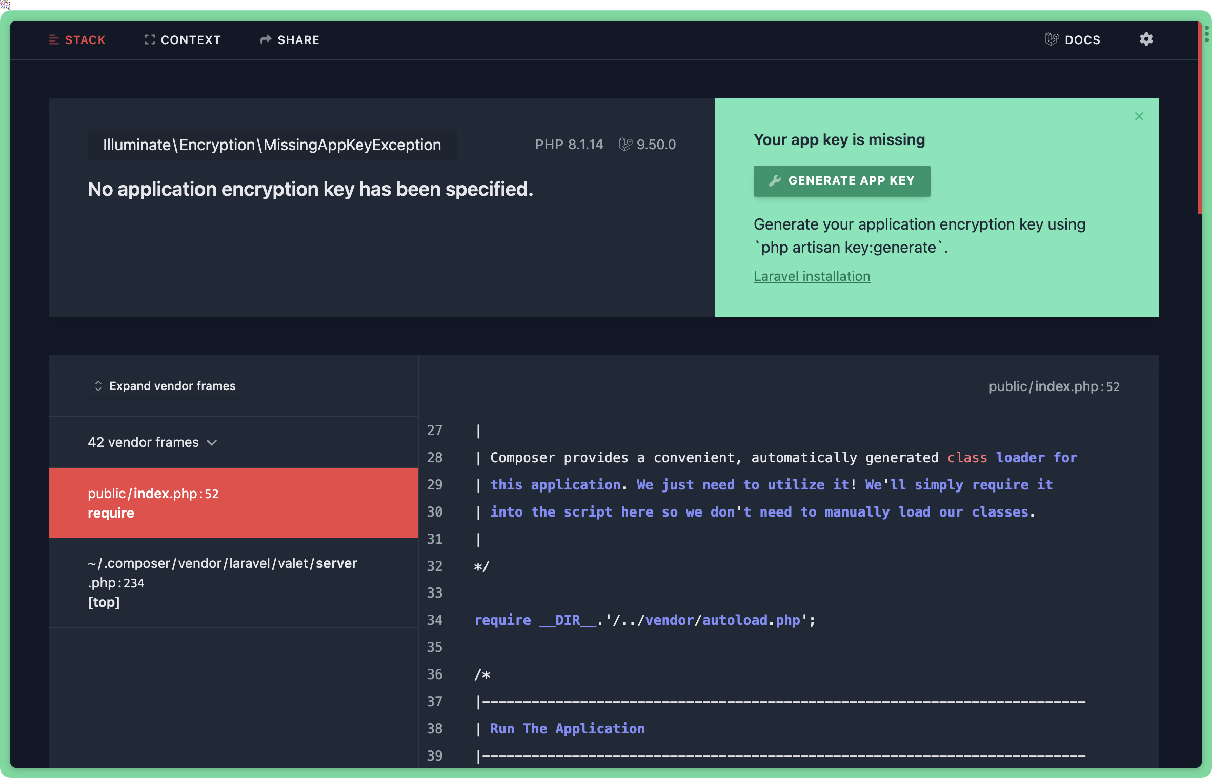 Fix Your Laravel Exceptions With AI Beyond Code